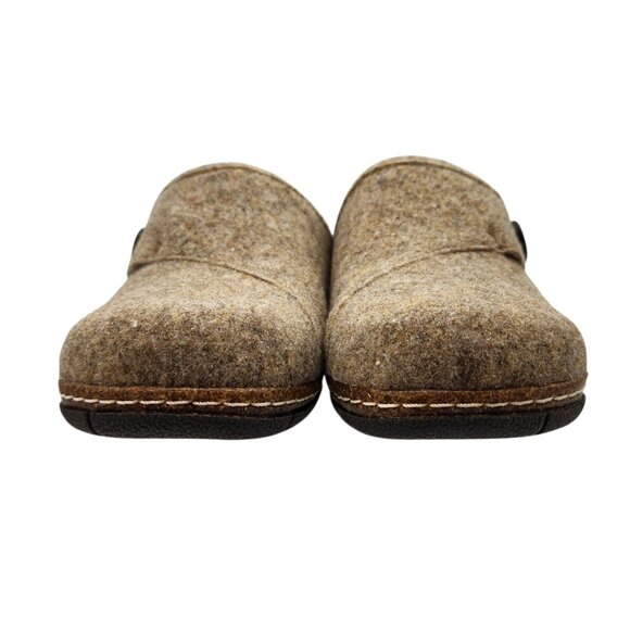 Earth Womens 8.5W Ezra Round Toe Casual Slip-On Flat Clogs Shoes Light Brown NIB - Picture 4 of 7